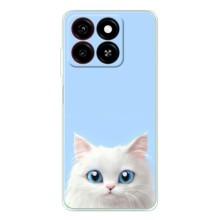 Чехол на тематику: Коты для ZTE Blade A35 – Белый кот