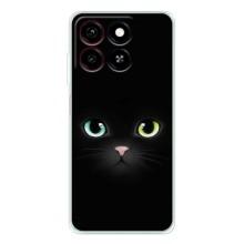 Чехол на тематику: Коты для ZTE Blade A35 – Черный Котик