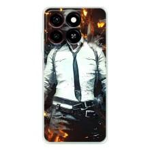 Силиконовый чехол с картинкой "Герой Pubg" на ZTE Blade A35 – Man Пубг