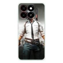 Силиконовый чехол с картинкой "Герой Pubg" на ZTE Blade A35 – Пабг