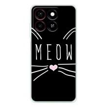 Бампер с изображением Котиков для Блейд А35 (КОТИК MEOW)