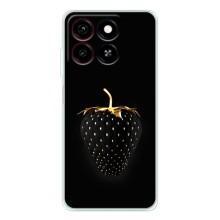 Чехол с изображением  вкусной еды для ZTE Blade A35 – Чёрная клубника