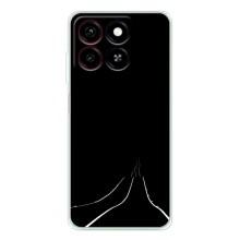 Чехол с картинками на черном фоне для ZTE Blade A35 – Дорога