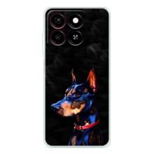 Бампер для ZTE Blade A35 с картинкой "Песики" (Собака Мопс)