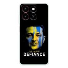 Чехол для ZTE Blade A35 (AlphaPrint - с принтом Зеленского)