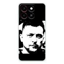 Чехол для ZTE Blade A35 (AlphaPrint - с принтом Зеленского)
