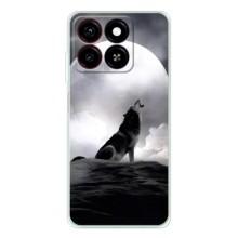 Чехол с Волком на ZTE Blade A35 – Волк и луна