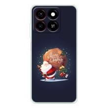 Чехол Санта Клаус для ZTE Blade A35 – Подарки от Санты