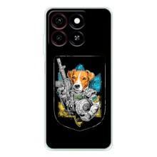 Чохол з принтом для ZTE Blade A35 – Патрон Воїн