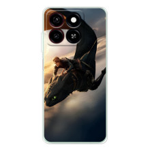 Чехол дракон Беззубик для ZTE Blade A35 – Полет Беззубика