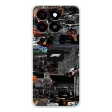 Чехол Формула1 на ZTE Blade A35 – Коллаж Ф1
