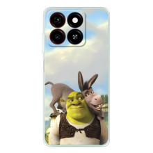 Чохол з мультфільмом Шрек на ZTE Blade A35 – Шрек і осел