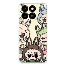 Чохол з Лабубу на ZTE Blade A35 (Колаж Лабубу)