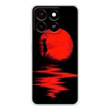 Летний Чехол на ZTE Blade A35 – Красный Закат