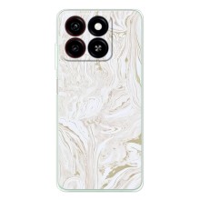 Мраморный чехол на ZTE Blade A35 (VPrint) (Белый мрамор)