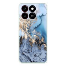 Мраморный чехол на ZTE Blade A35 (VPrint) (Нежный мрамор)
