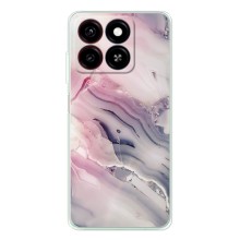 Мраморный чехол на ZTE Blade A35 (VPrint) (Пурпурный Мрамор)