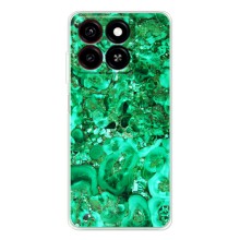 Мраморный чехол на ZTE Blade A35 (VPrint) (Салатный Мрамор)