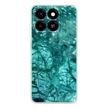 Мраморный чехол на ZTE Blade A35 (VPrint) (Зеленый мрамор)