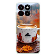 Чохол з унікальним дизайном 'Осінь з кавою' для ZTE Blade A35 – Кава на природі