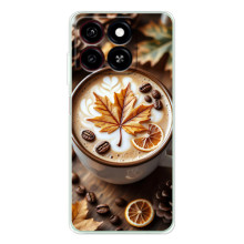Чохол з унікальним дизайном 'Осінь з кавою' для ZTE Blade A35 – Пряна кава