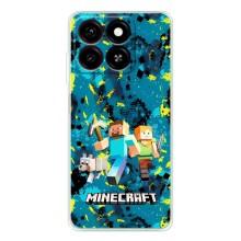 Чехлы для ZTE Blade A35 (Персонажи Майн Крафт) – Майнкрафт