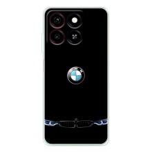 Силиконовый бампер с картинкой машины на ZTE Blade A35 – Черный BMW