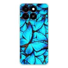 Силіконовий бампер з картинкою звірів для ZTE Blade A35 (Крила метеликів)