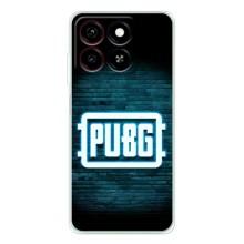 Чехол (TPU) с картинкой "Лого Пабг" на Блейд А35 (Лого PUBG)