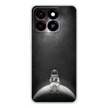 Силіконовый Чохол з принтом "Космонавти" на ZTE Blade A35 – Космонавт романтик