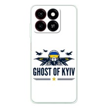 Защитные чехлы (Призрак Киева) для ZTE Blade A35 (AlphaPrint) (GHOST of Kyiv)