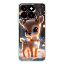Яскравий чохол для ZTE Blade A35 з Зимові Оленята – Оленятко