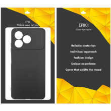 Чехол TPU Epik Black Full Camera для ZTE Blade A36 – Черный