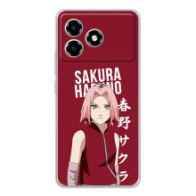 Чехлы Персонажи Аниме Наруто для ZTE Blade A36 (AlphaPrint) – Аниме Сакура