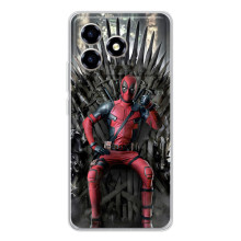 Чехлы Фильмы для ЗТЭ Блейд А36 (VPrint) (Дэдпул на троне)