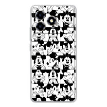Чехлы с принтом Микки Маус на ZTE Blade A36 (Коллаж Микки Маус)