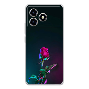 Чехлы с принтом Розочки для ZTE Blade A36 – Ночная роза