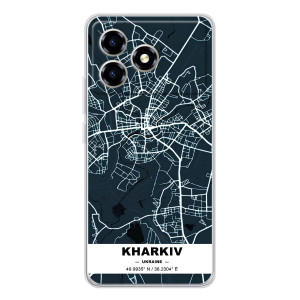 Чехлы силиконовые (Город Харьков) на ZTE Blade A36 – Харьков