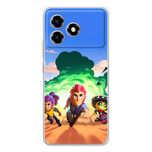 Чехол для ZTE Blade A36 Бравл Старс (VPrint) (Бравел Старс)