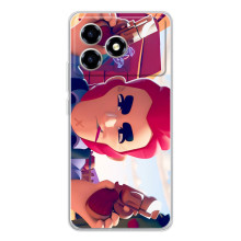 Чехол для ZTE Blade A36 Бравл Старс (VPrint) (Кольт)