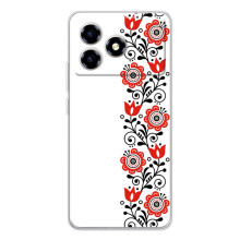 Чехол для Патриота Украины ZTE Blade A36 - (AlphaPrint) (Яркая вишиванка)