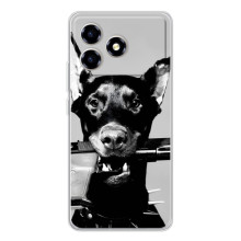 Чохол ДОБЕРМАН  для ZTE Blade A36 (Небезпечний доберман)