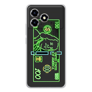 Чехол (Дорого -богато) на ZTE Blade A36 – Баксы