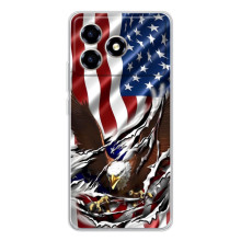 Чехол Флаг USA для ZTE Blade A36 – Флаг USA