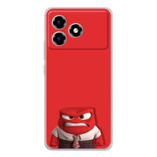 Чехол Головоломка для ZTE Blade A36 - (AlphaPrint) – Гнев