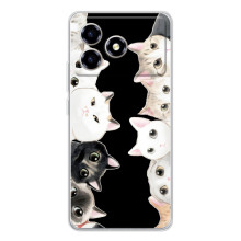 Чохол на ZETЕ Блейд A36 з Котиками (VPrint) (Погляд котиків)