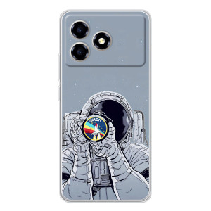 Чехол NASA для ZTE Blade A36 (AlphaPrint)