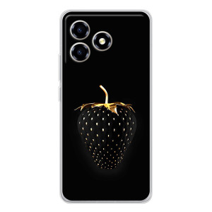 Чехол с изображением  вкусной еды для ZTE Blade A36 – Чёрная клубника