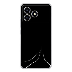 Чехол с картинками на черном фоне для ZTE Blade A36 – Дорога