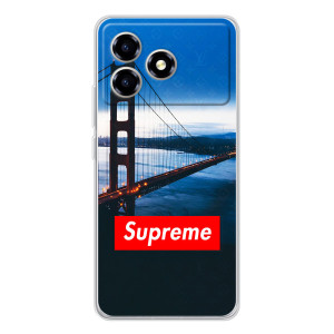 Чехол для ZTE Blade A36 с картинкой Supreme (AlphaPrint)
